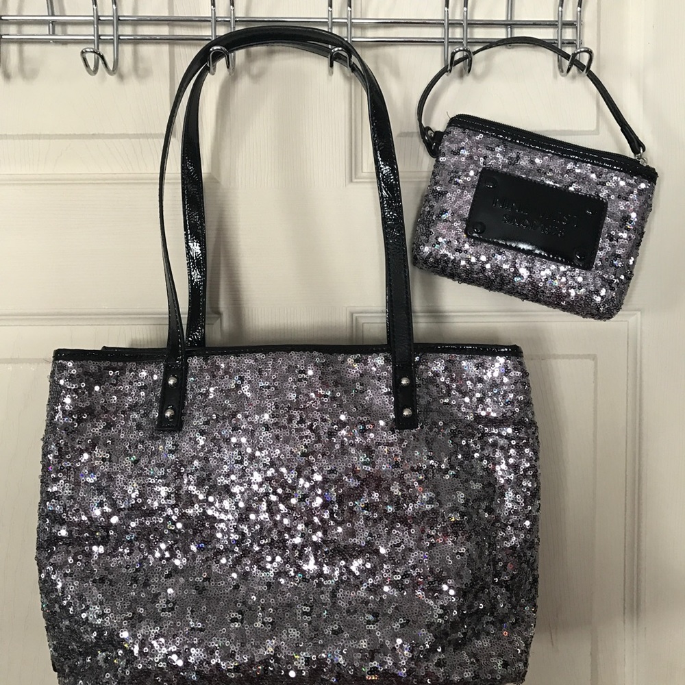 COPY - Nine West Sequin Handbag w/Wristlet